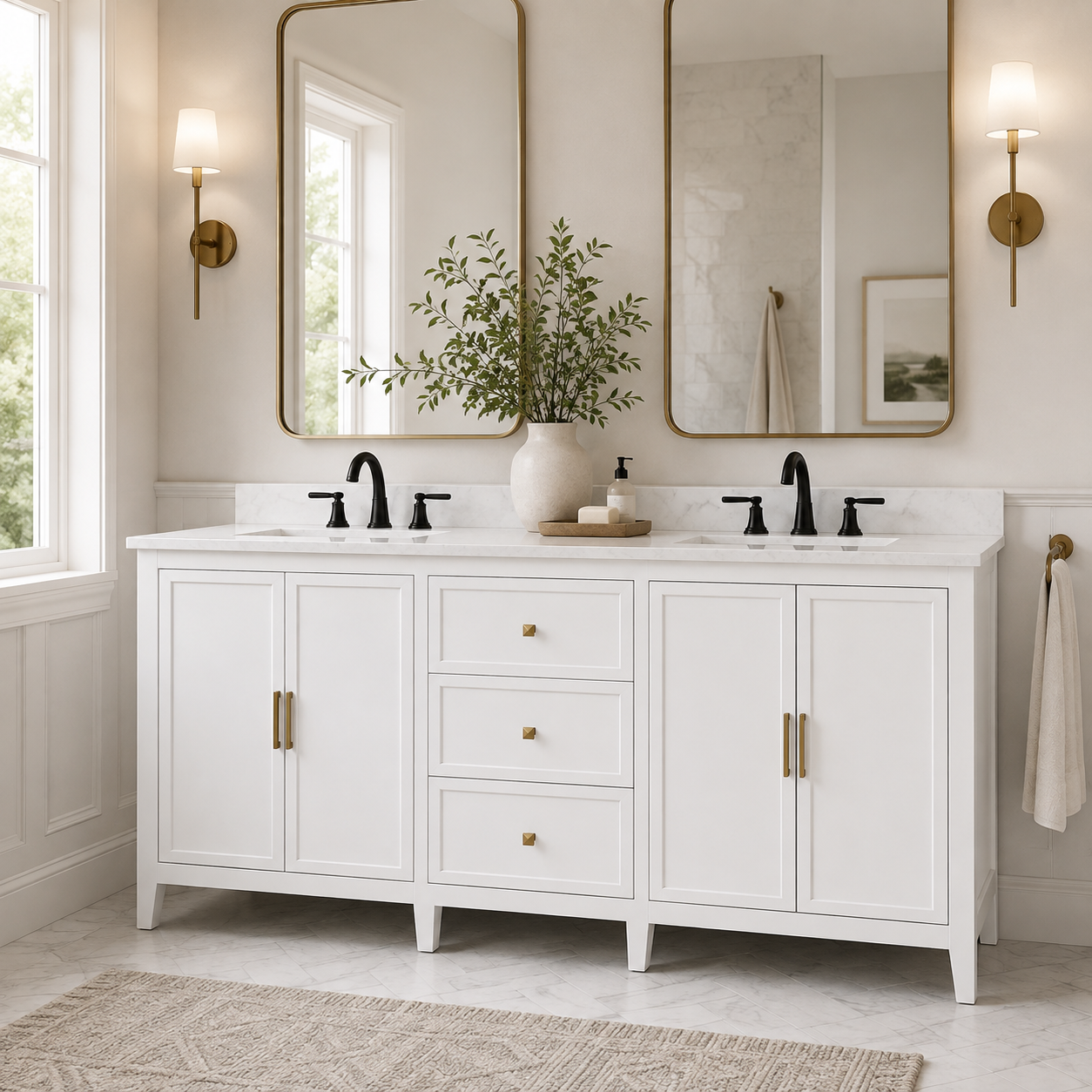 58–72 Inch Bathroom Vanities