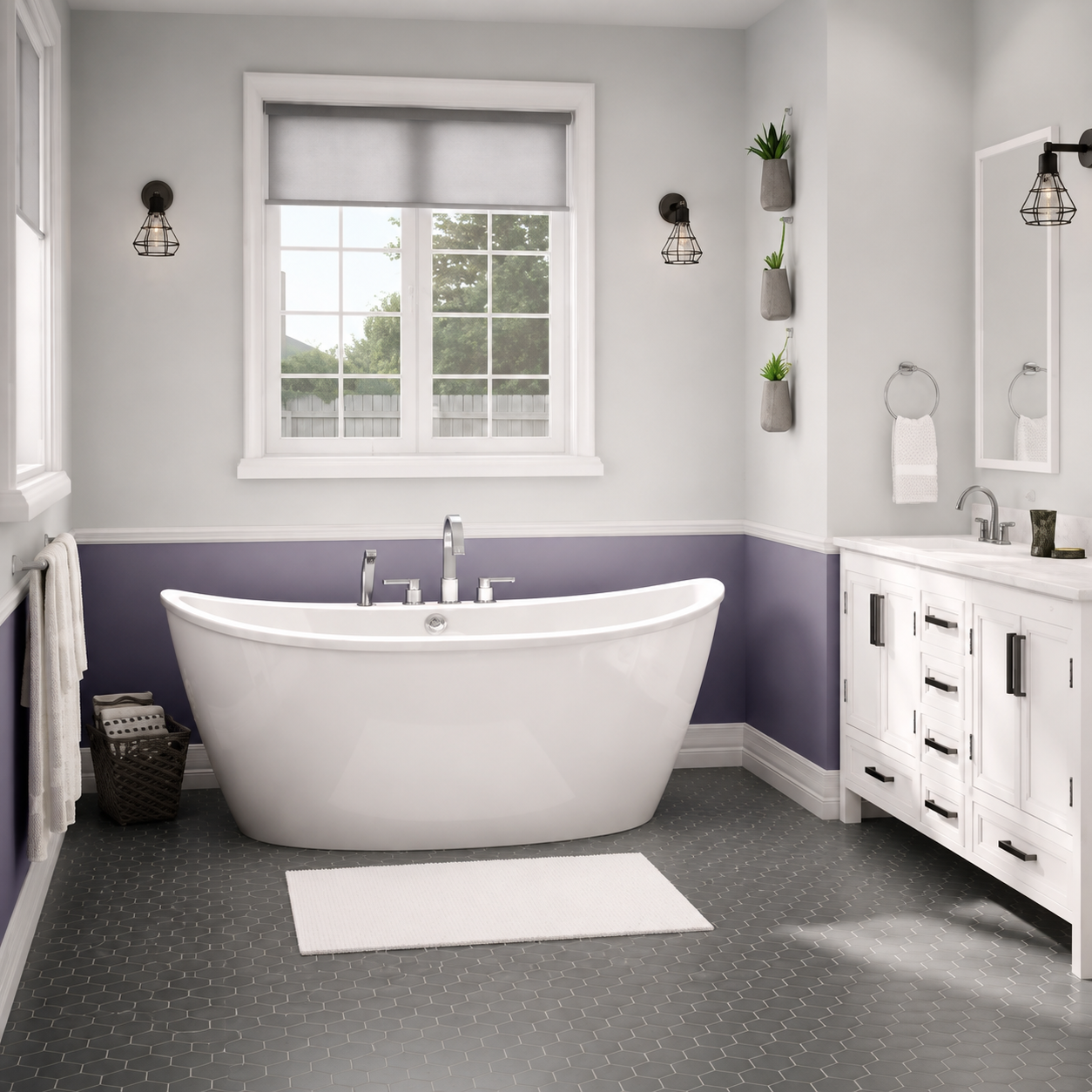 Delsia 66-Inch Freestanding Bathtub