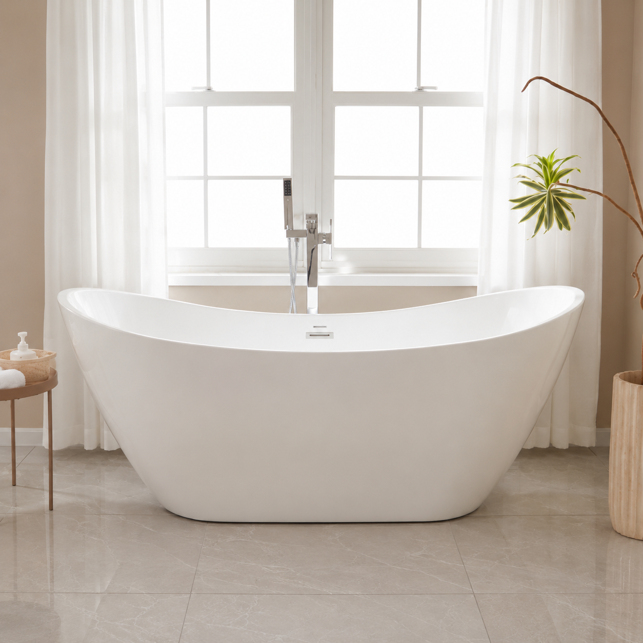 71-Inch Freestanding Bathtub