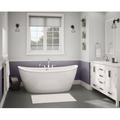 66" Freestanding Delsia 6636 White