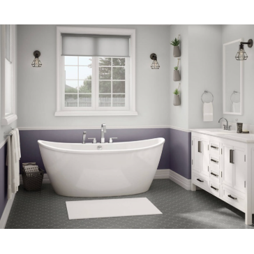 60" Freestanding  Delsia 6032 White