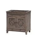 Lancaster 36" Distressed Wood No Top