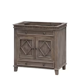 Lancaster 36" Distressed Wood No Top