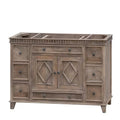 Lancaster 48" Distressed Wood No Top