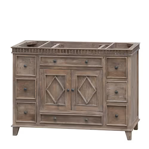 Lancaster 48" Distressed Wood No Top