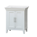 Concord  30" Distressed White Vanity