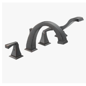 Dryden Venetian Bronze Roman Tub with Handheld