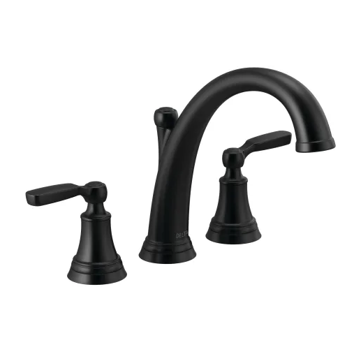 Woodhurst Black Roman Tub