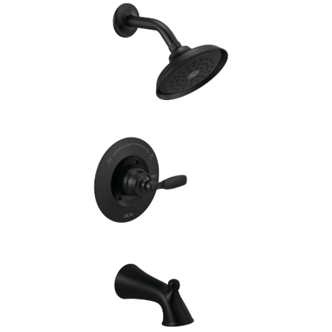 Woodhurst Black Shower and Tub
