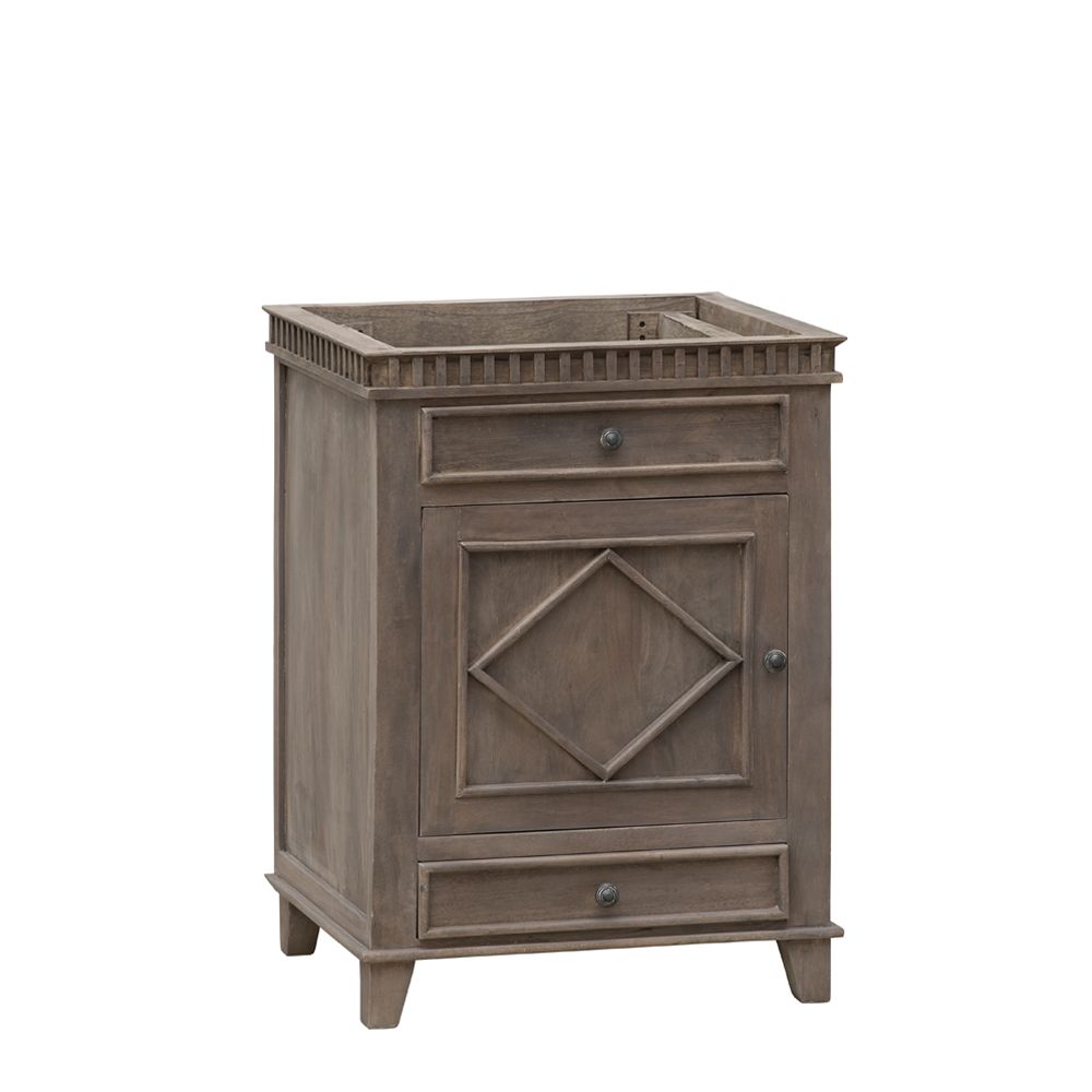 Lancaster 26" Distressed Wood No Top
