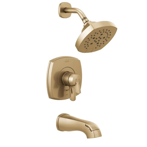 Stryke Tub and Shower Champagne Bronze 17 Series Lumicoat